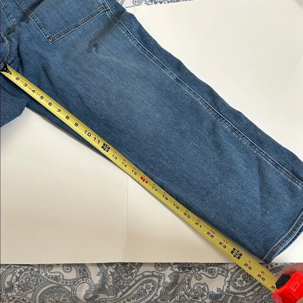 Madewell High Rise Pull-On Relaxed Crop Jeans
